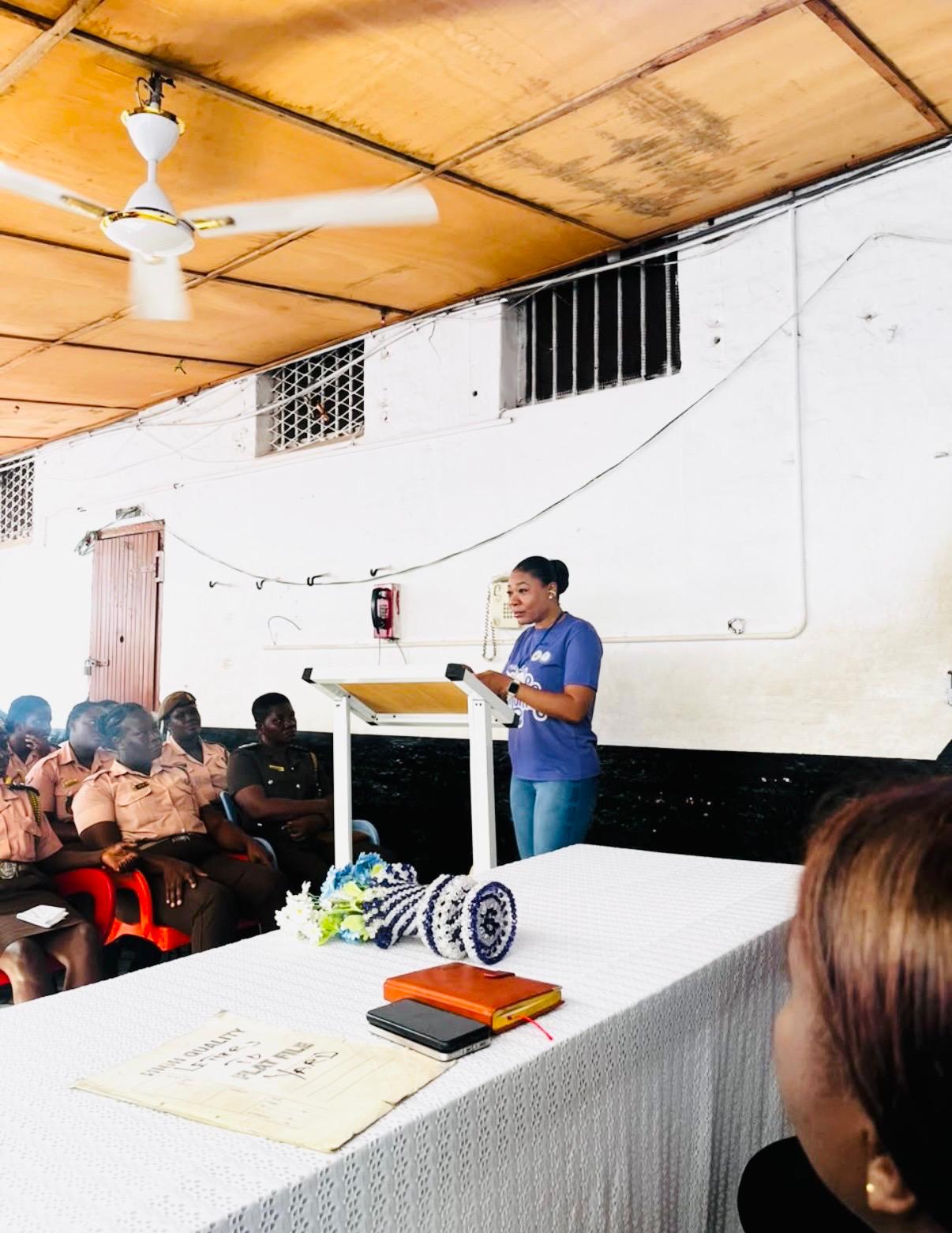 Speaking on health and wellbeing